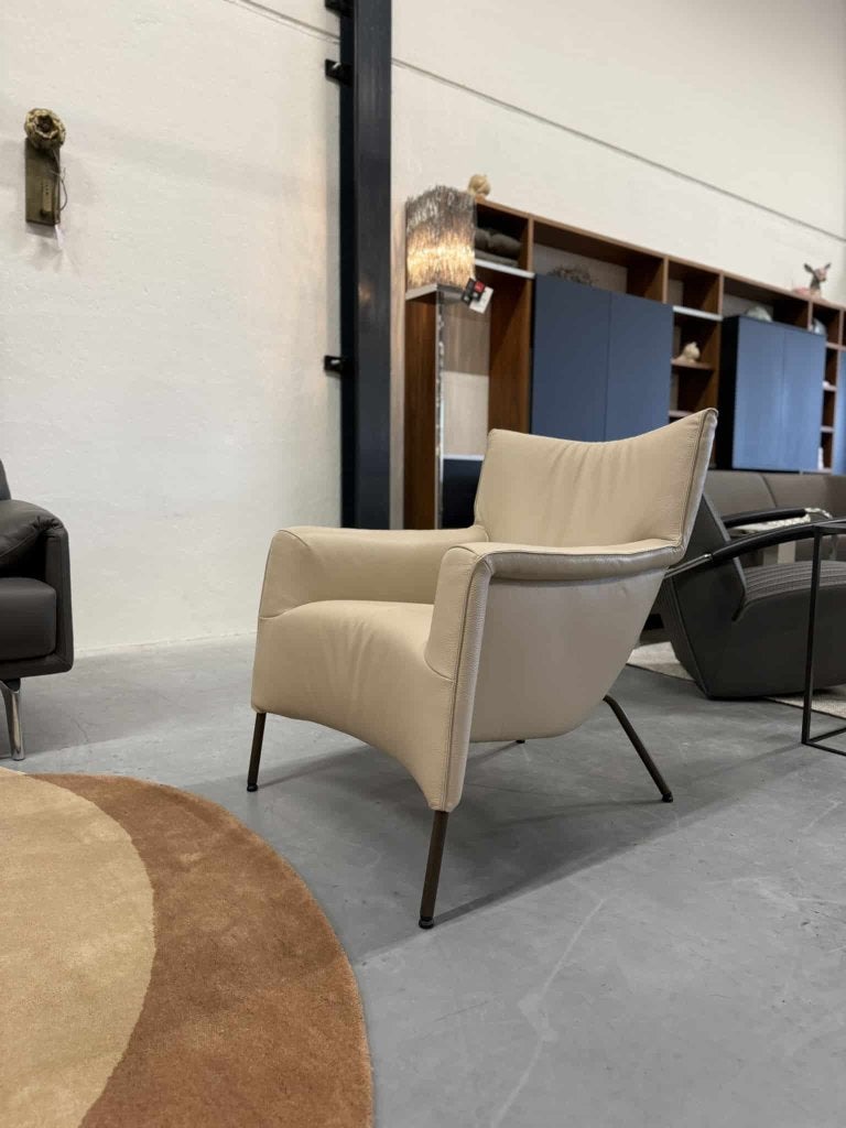 Nieuw Pode Transit Fauteuil shiitake leer Design stoel, Huis en Inrichting, Leolux, Info@leolux.nl, Nieuw, Ophalen of Verzenden