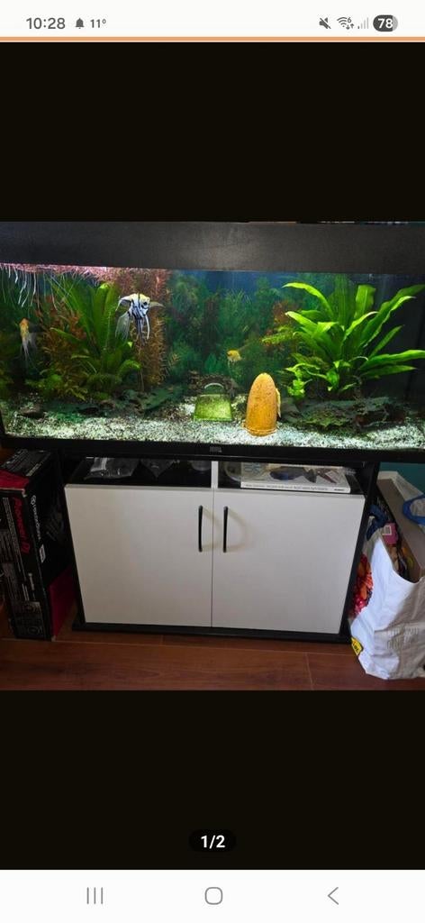 180 liter aquarium met kast Juwel, Dieren en Toebehoren, Ophalen, Zo goed als nieuw, Leeg aquarium