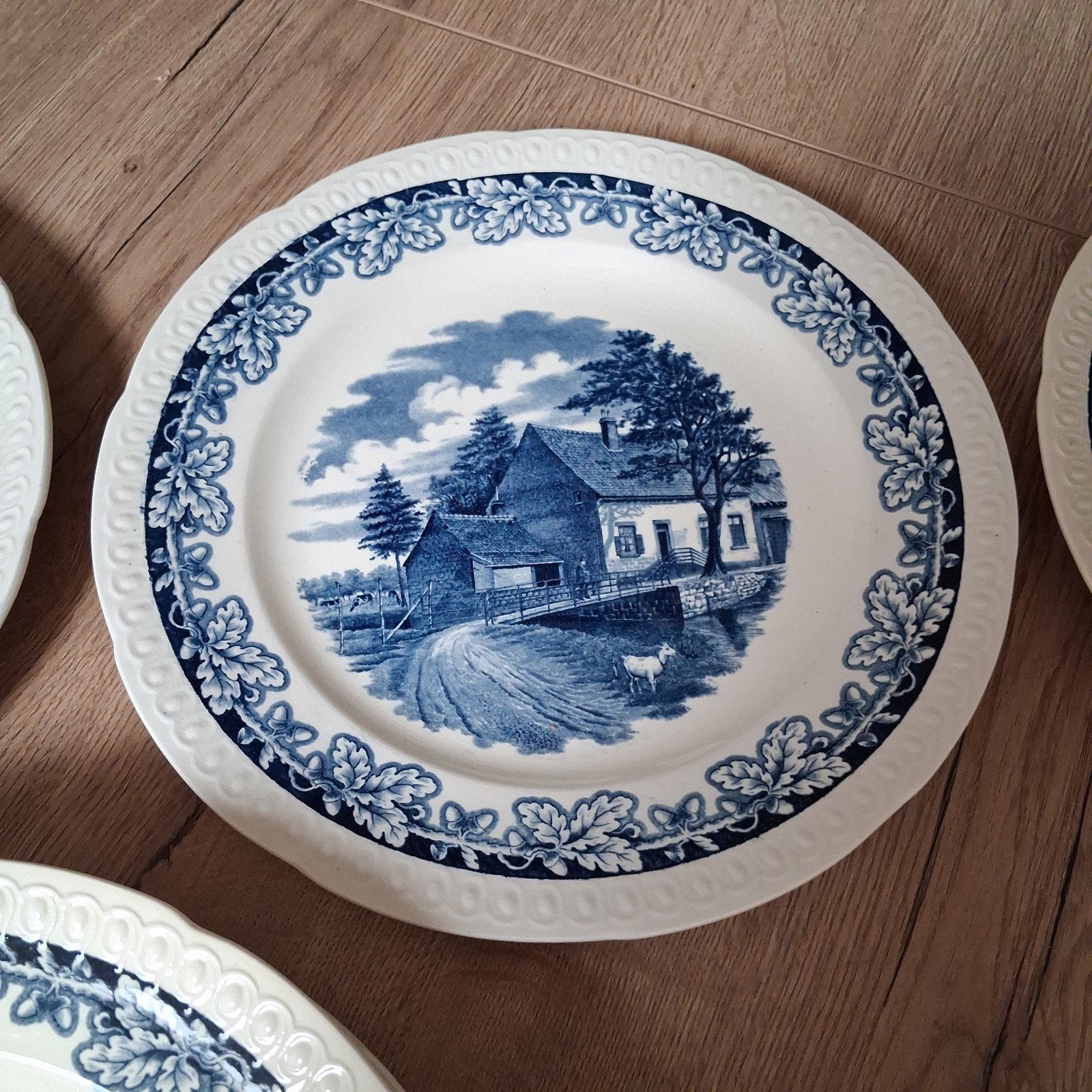 Société Céramique Maastricht Boerenhoeve borden 30cm doorsne, Ophalen of Verzenden