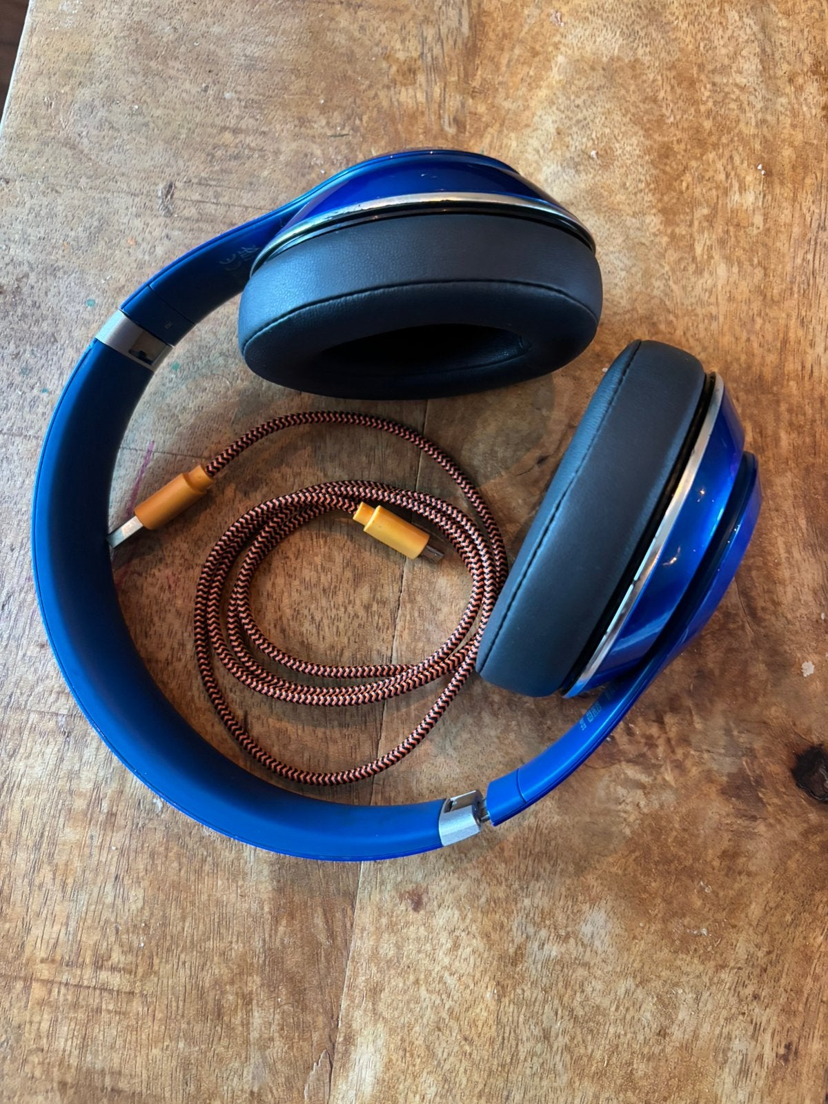 Beats Studio 2 Wireless Koptelefoon - Glossy Blue, Gebruikt, Bluetooth, Beats, On-ear