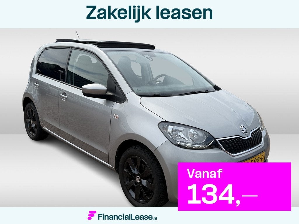 Skoda Citigo 1.0 Greentech Ambition | Pano dak, Voorwielaandrijving, Stof, Gebruikt, Euro 6