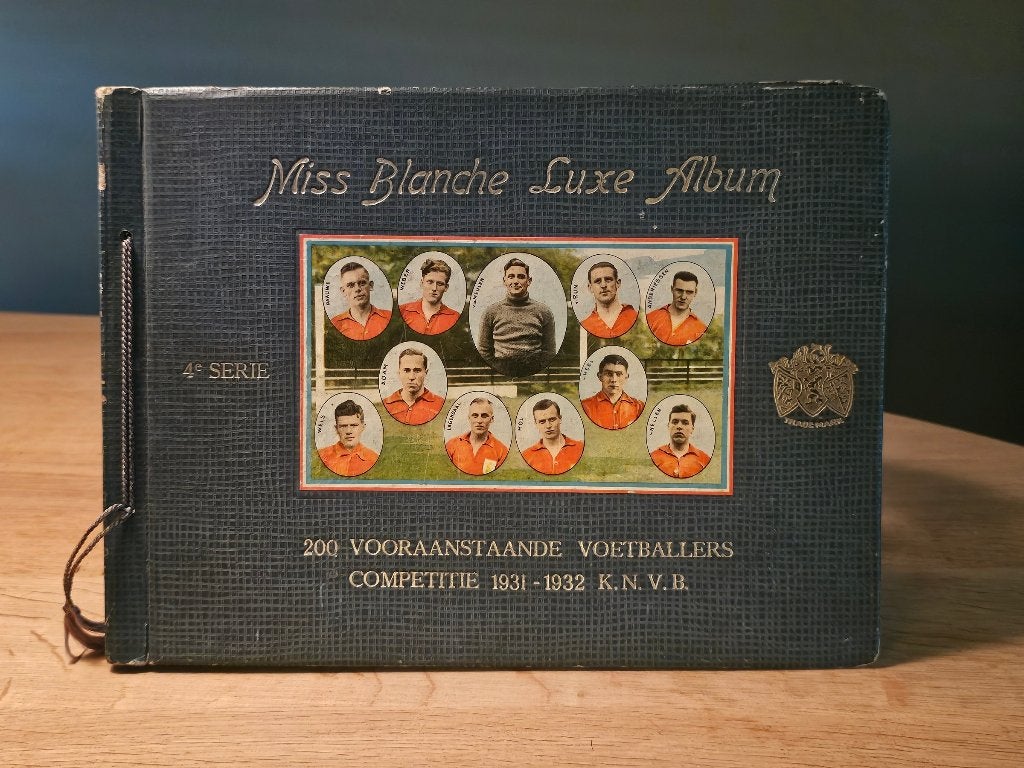Miss Blanche Luxe Album 1931-1932 - Voetbalportretten, Ophalen of Verzenden, Gebruikt, Overige binnenlandse clubs, Boek of Tijdschrift