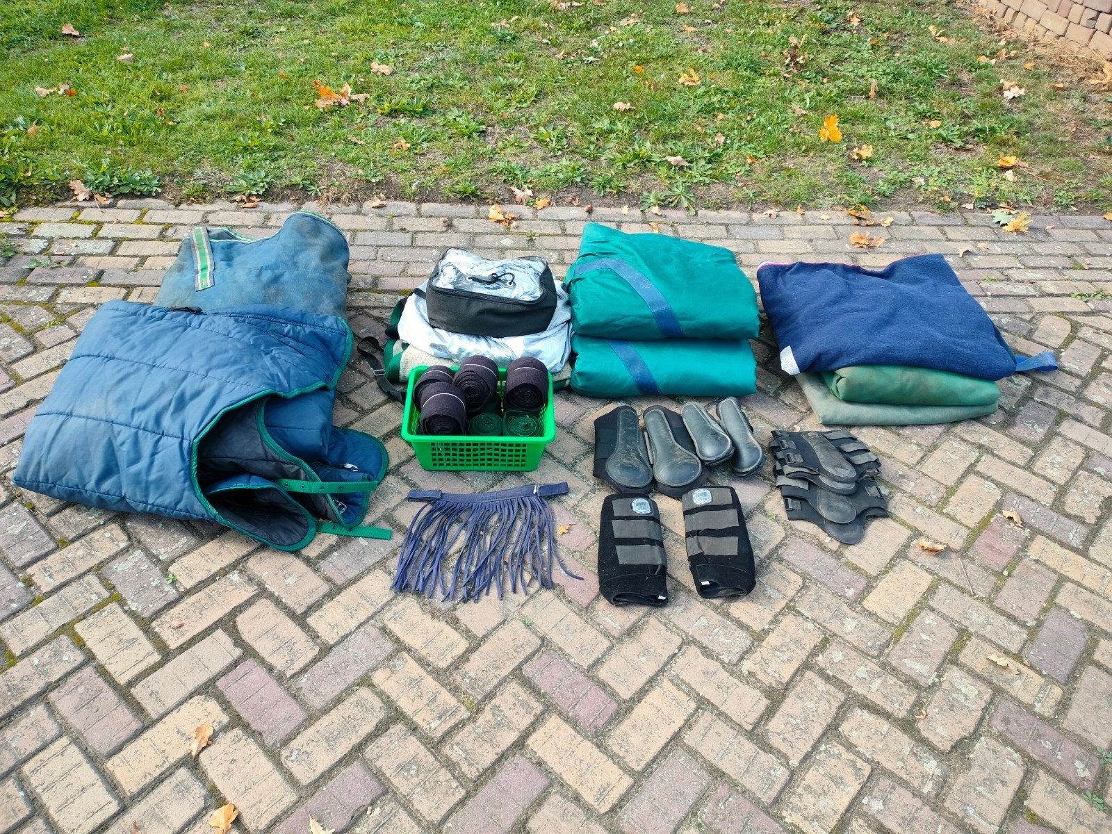 Paardendekens en beenbescherming t.e.a.b. Alles in een koop!, Ophalen, Gebruikt