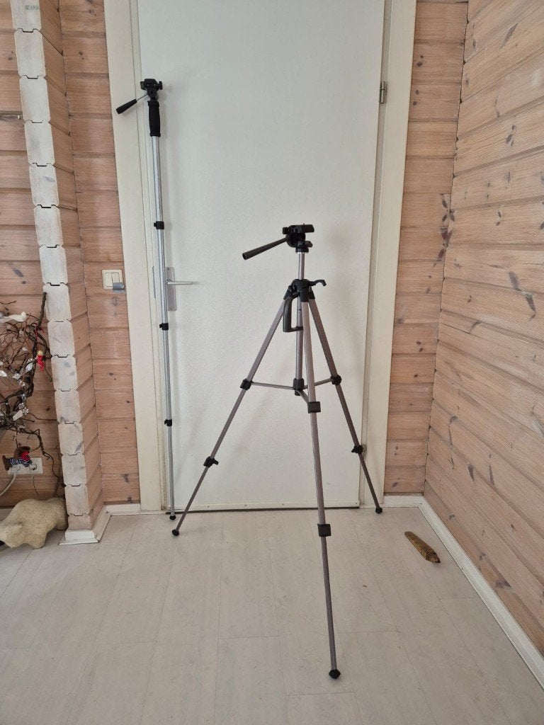 Statief 2x, Ophalen, Gebruikt, 125 tot 150 cm, Driepoot