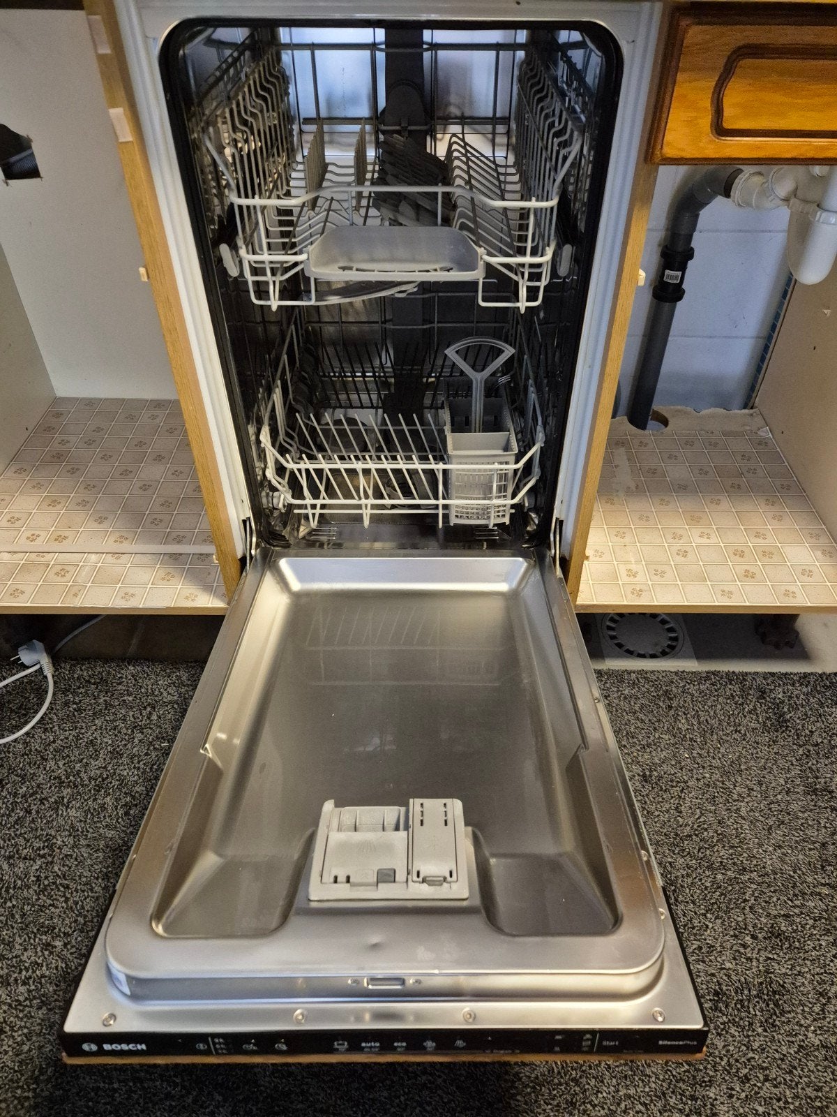 Bosch SilencePlus Inbouw Vaatwasser - SPV50E70EU/32, Witgoed en Apparatuur, Vaatwasmachines, Ophalen, Gebruikt, Eco programma