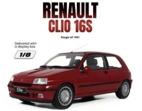 Renault Clio 16S  1/8 levering aan huis gratis, Ophalen of Verzenden, Nieuw, 1:5 t/m 1:8, Auto