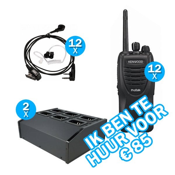 Kenwood Portofoon Set - TE HUUR €85, Ophalen, Nieuw