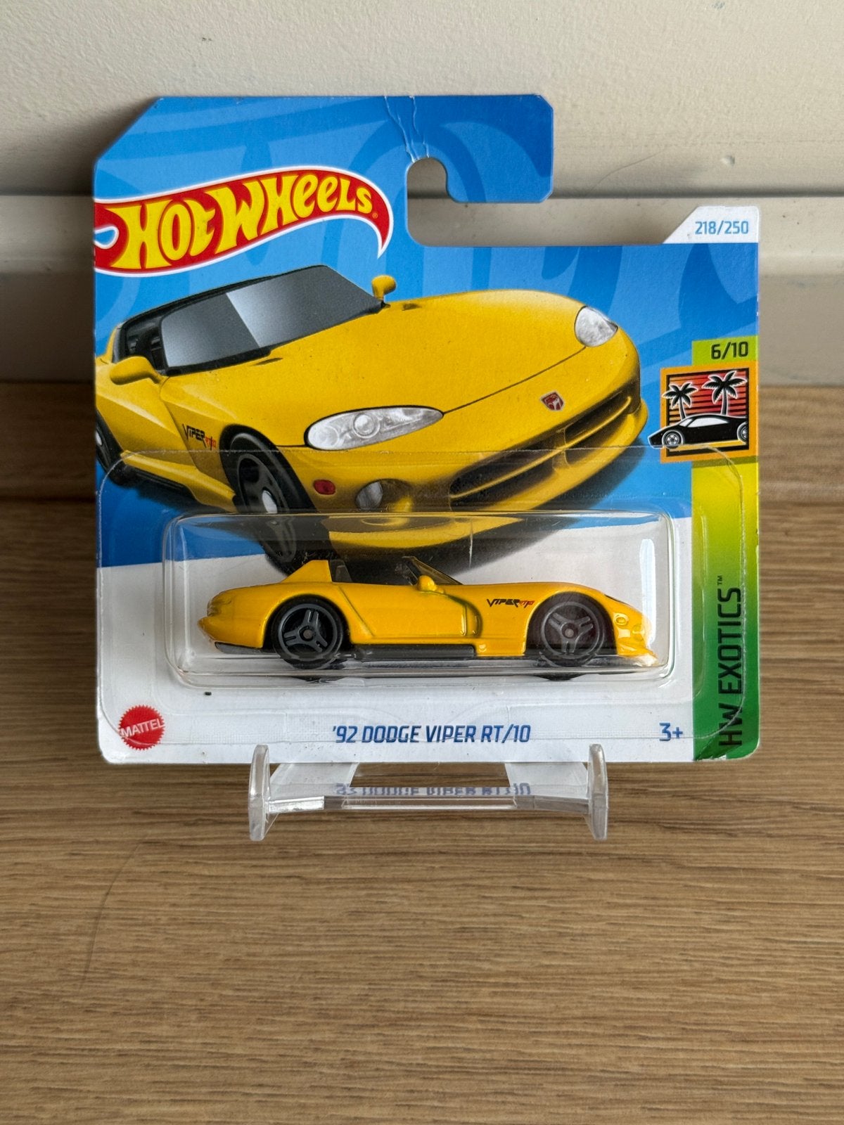 1992 Dodge Viper RT/10 Hot Wheels Mainline HW Exotics 6/10, Ophalen, Gebruikt, Auto