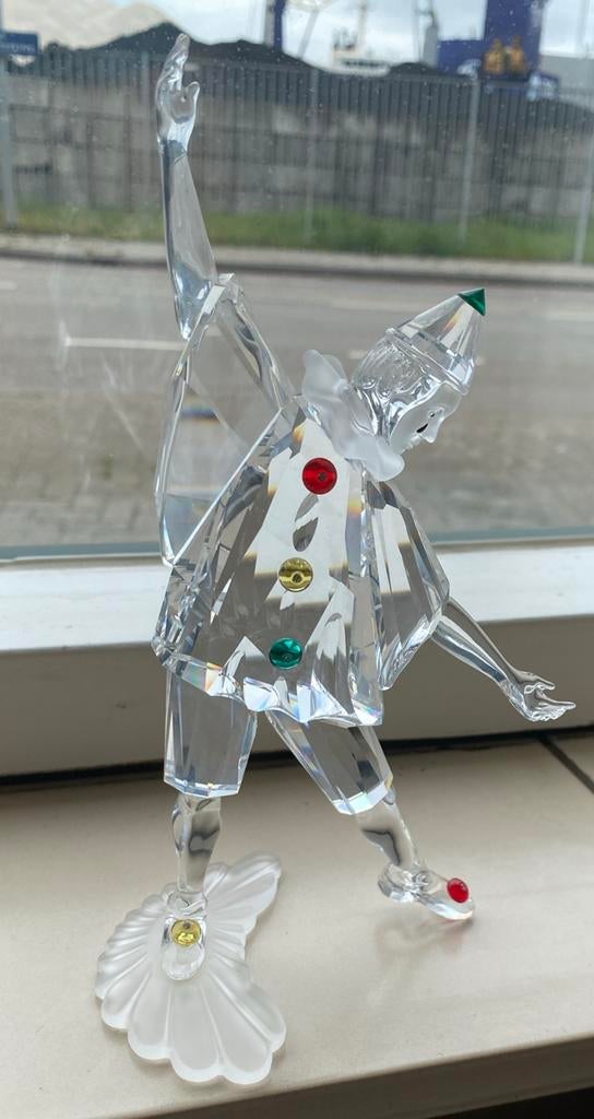 Swarovski Kristal Harlekijn Figuur met Originele Doos, Verzamelen, Ophalen of Verzenden, Zo goed als nieuw, Mens