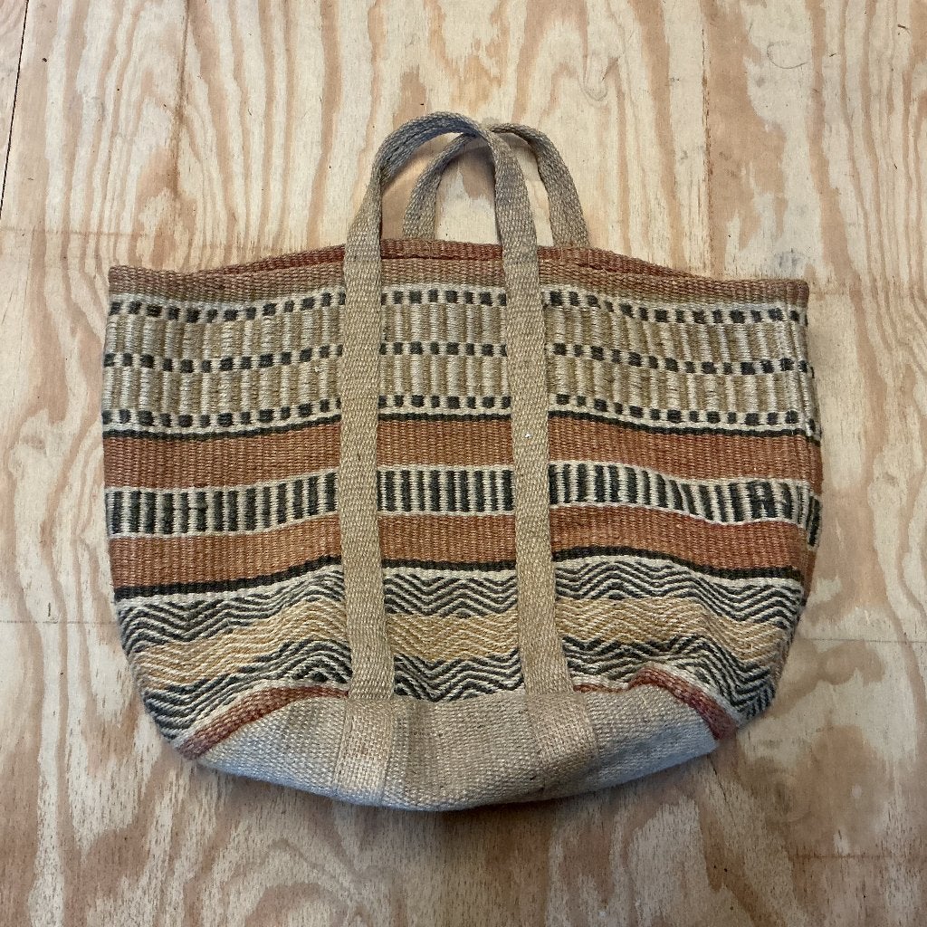 Jute mand, Ophalen, Overige materialen, Gebruikt, Mand
