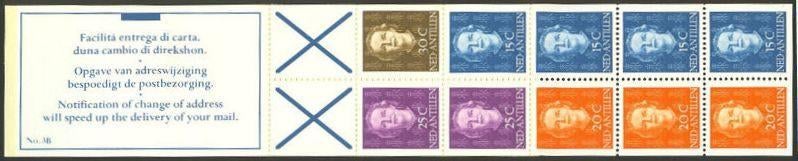 Nederlandse Antillen Postzegelboekje 3B rechts postfris 1979, Postzegels en Munten, Postzegels | Nederlandse Antillen en Aruba