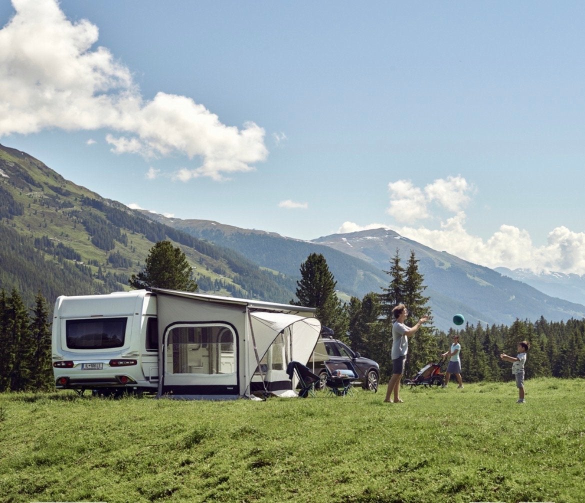 Thule quickfit luifel/tent 3,60 m, voor caravan en camper, Ophalen, Zo goed als nieuw