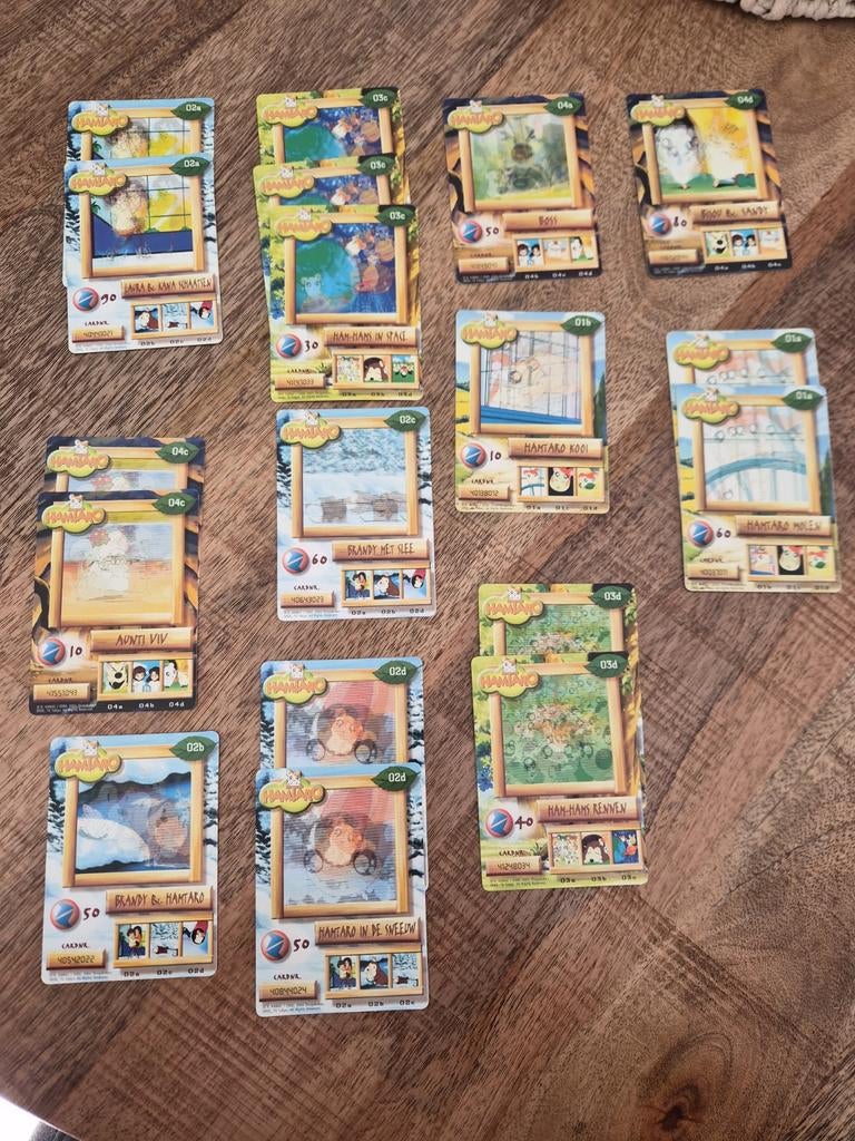 Fox Kids TV Cards – Hamtaro (3D kaarten) – Complete set, Verzamelen, Ophalen of Verzenden