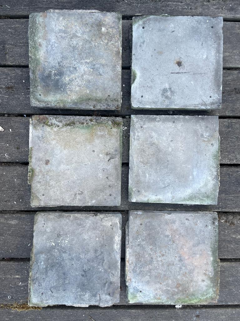 Antieke kerktegels / estrikken uit oude schuilkerk 100 stuks, Ophalen, Gebruikt, Steen of Klei, Minder dan 50 cm