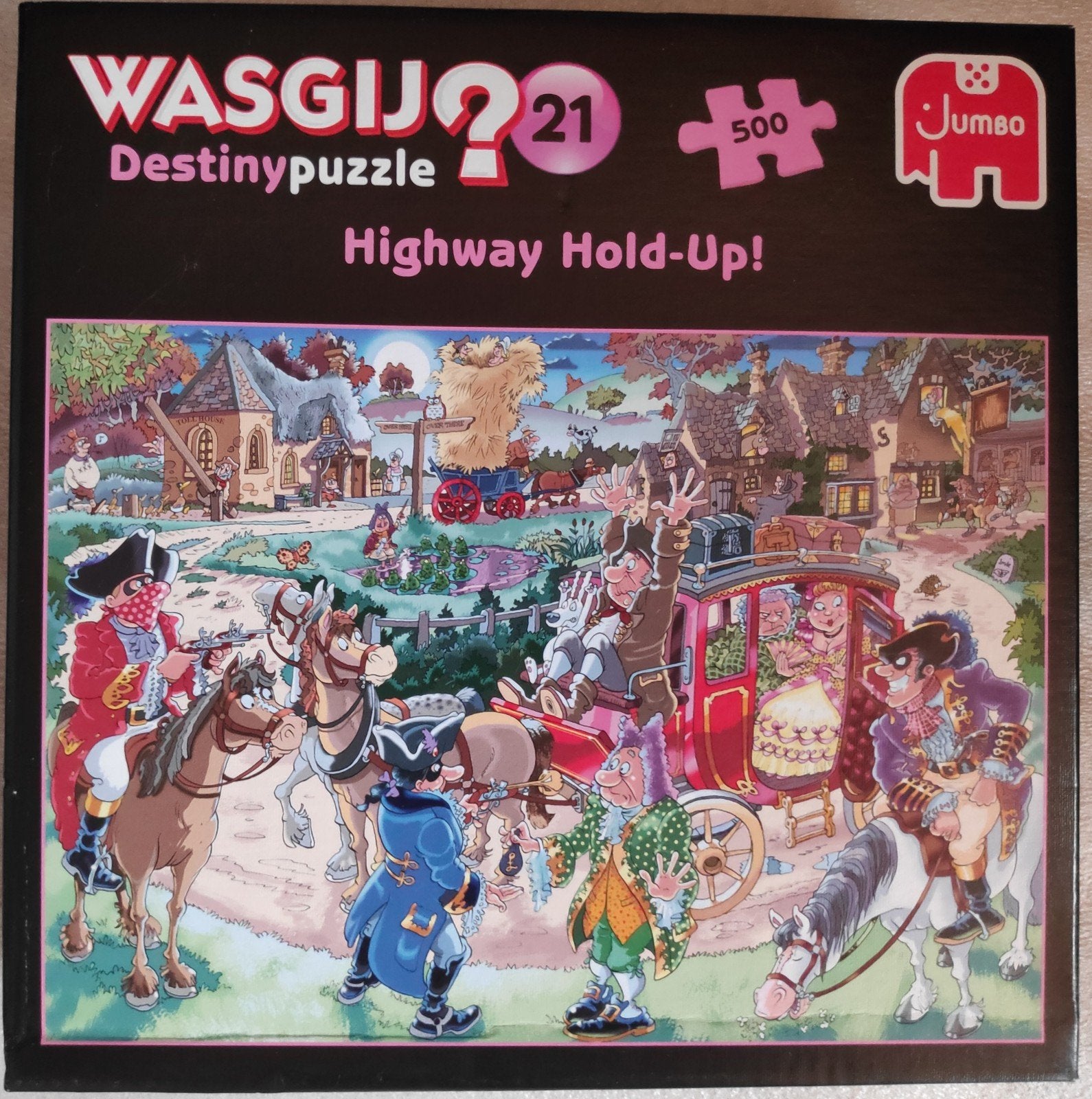 Jan van Haasteren/WASGIJ puzzels 500 en 1000 stukjes, Verzenden, Meer dan 50 stukjes, Zo goed als nieuw, 6 jaar of ouder