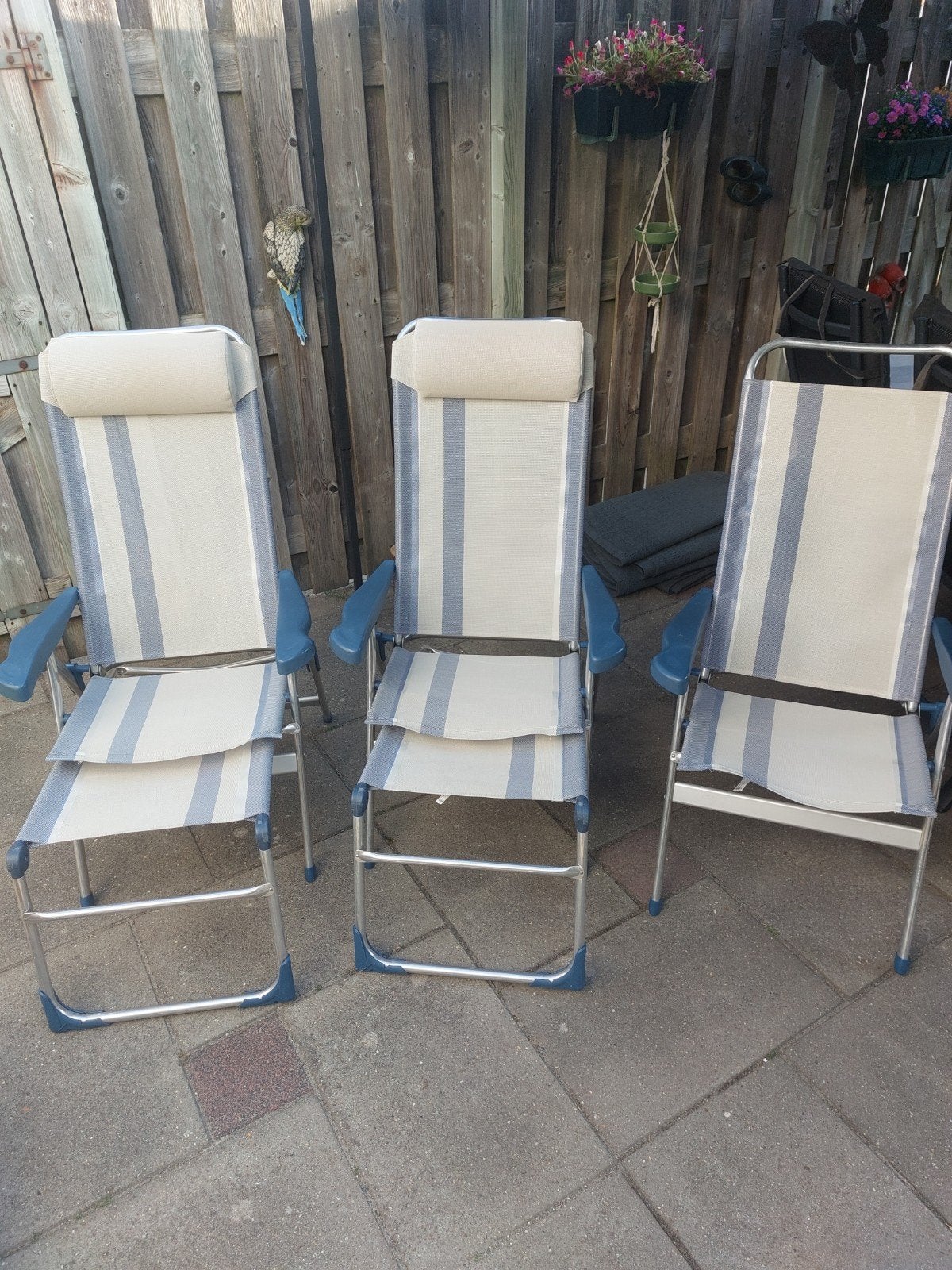 3 crespo Camping stoelen, Ophalen, Gebruikt, Campingstoel