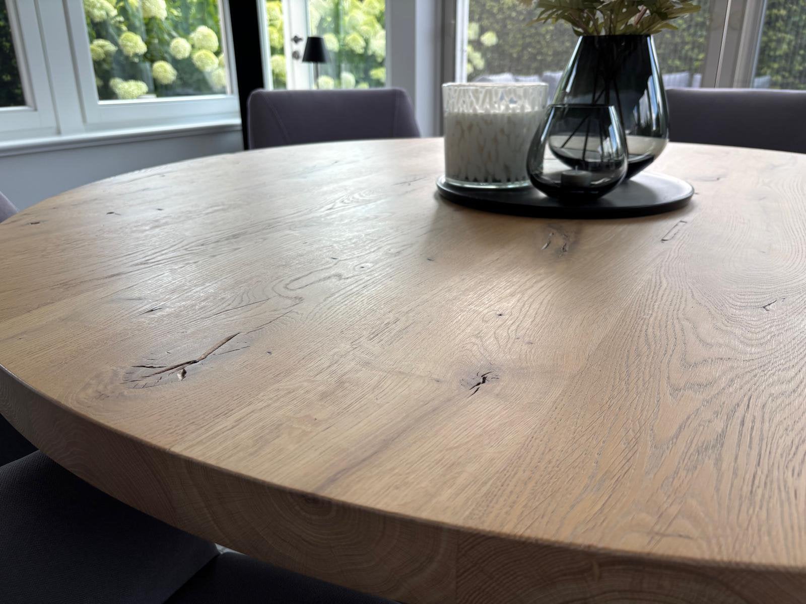 Table du Sud tafel, 150 tot 200 cm, Rond, Ophalen of Verzenden, Zo goed als nieuw