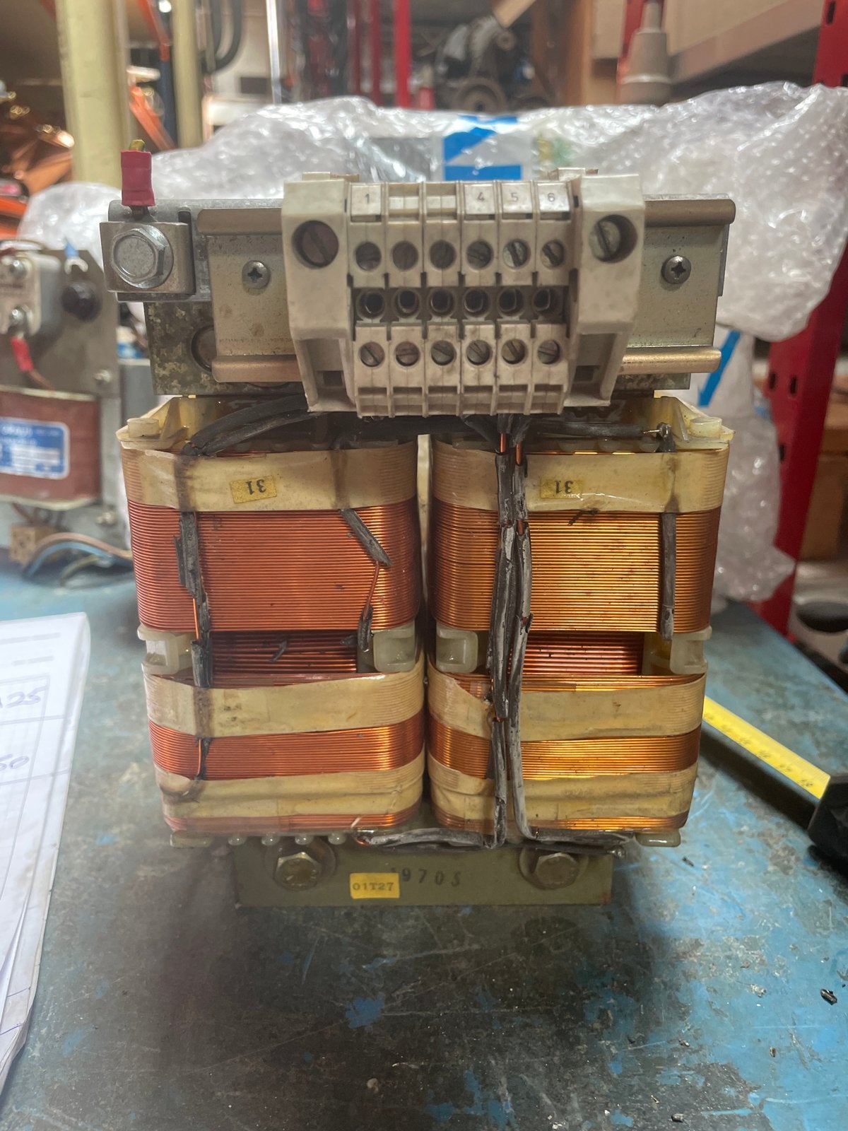 Siemens 4AN4147-7AB Transformator 2.9kVA 420V/230V, Ophalen, Gebruikt, Elektrisch