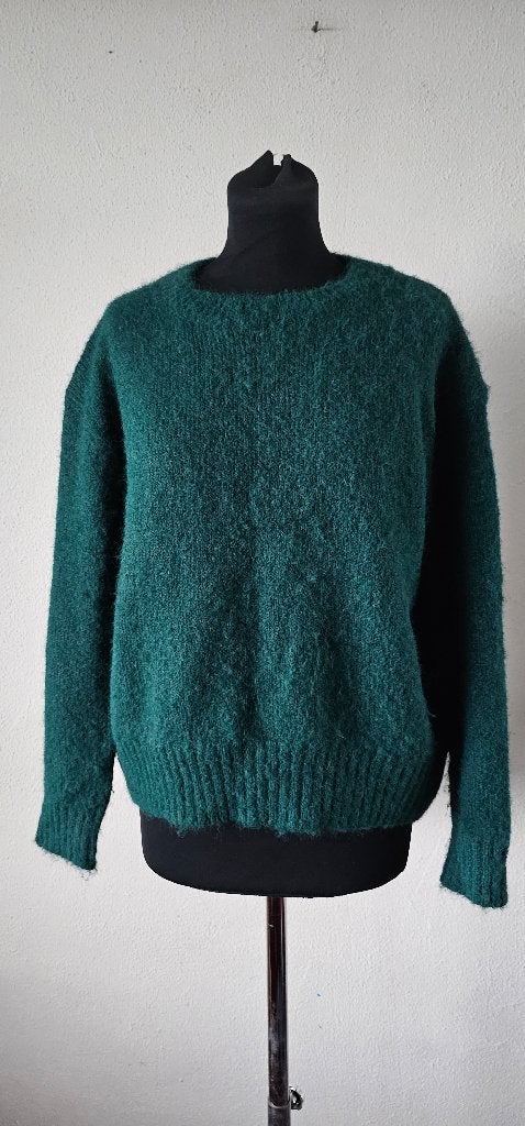 Escandele Paris Groene Trui Maat S (7225), Kleding | Dames, Escandele Paris, Ophalen of Verzenden, Maat 36 (S), Gedragen