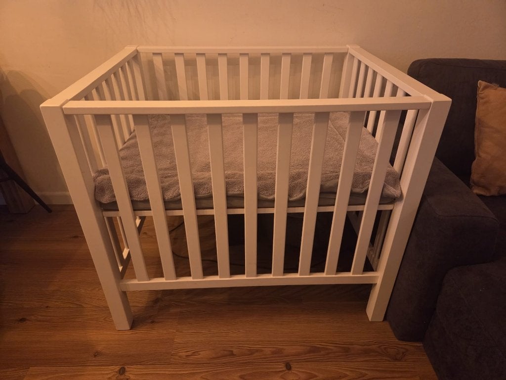 Europe Baby Casper Box Mat Wit, Ophalen, Zo goed als nieuw, Rechthoekig, In hoogte verstelbaar
