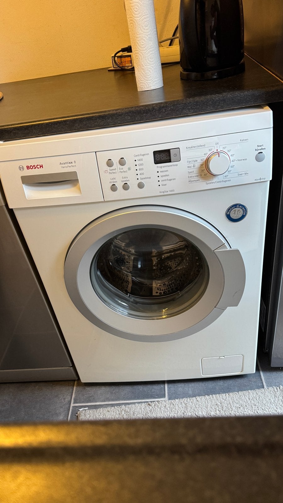 Bosch Avantixx 8 wasmachine - Perfect werkend, Ophalen, 1200 tot 1600 toeren, 8 tot 10 kg, Zo goed als nieuw