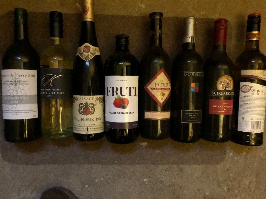 wijnen uit leeg halen kelder 24 stuks, Ophalen, Frankrijk, Rode wijn