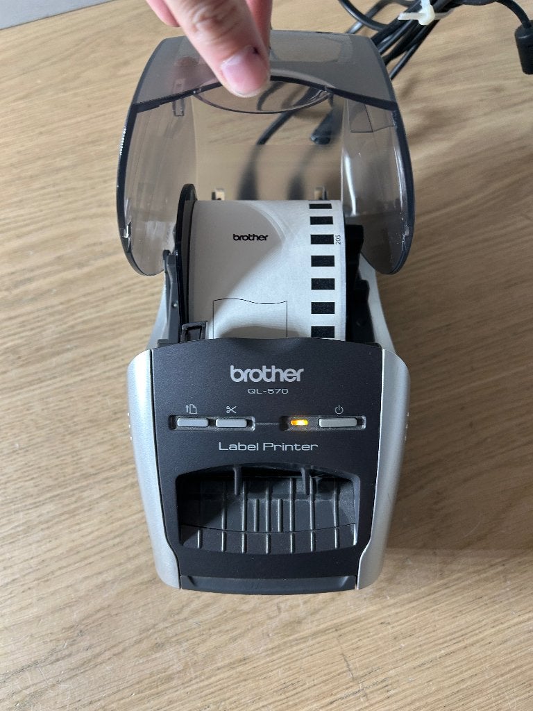 Brother QL-570 Labelprinter, Computers en Software, Labelprinters, Ophalen of Verzenden, Zo goed als nieuw