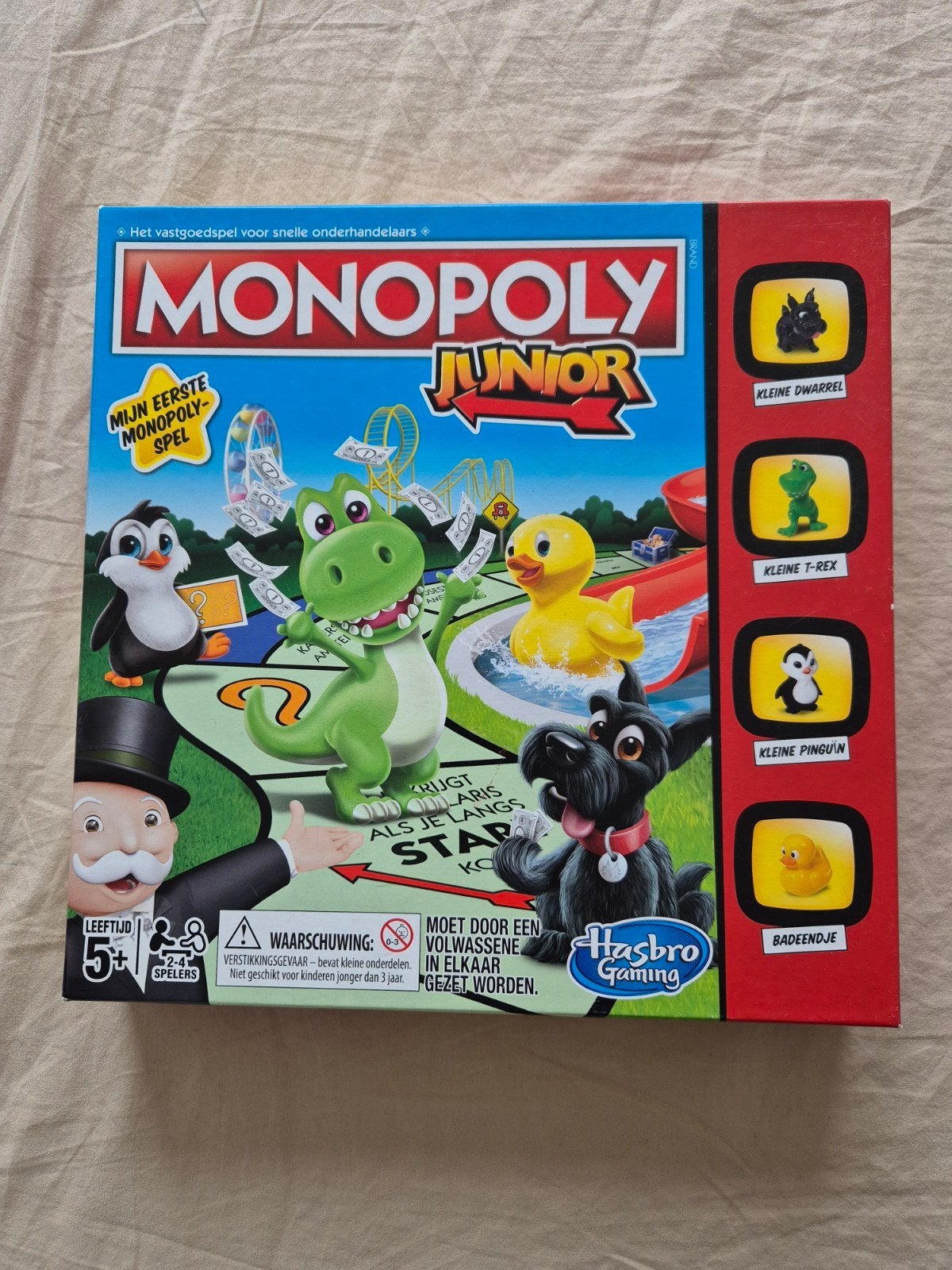 Monopoly Junior - Mijn Eerste Monopoly Spel, Drie of vier spelers, Ophalen, Gebruikt, Hasbro Gaming