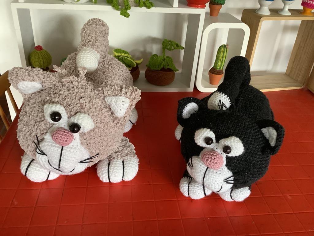Gehaakte POES KAT, Ophalen of Verzenden, Nieuw, Haken, Overige typen
