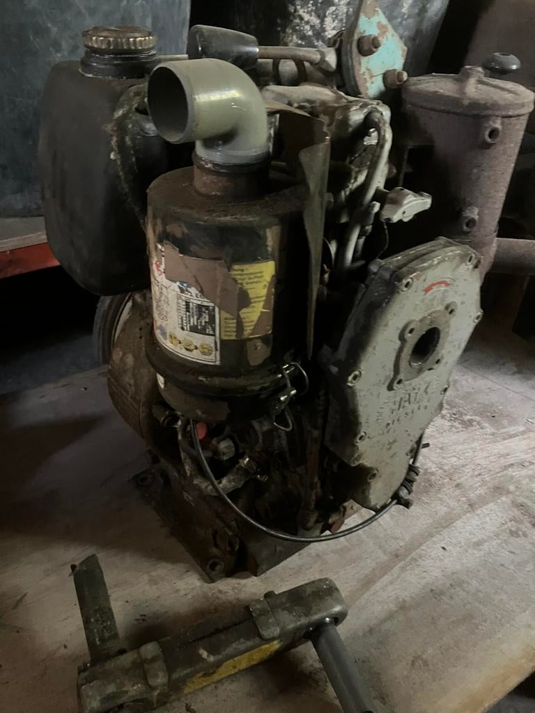 Hatz diesel motor, Ophalen, Gebruikt