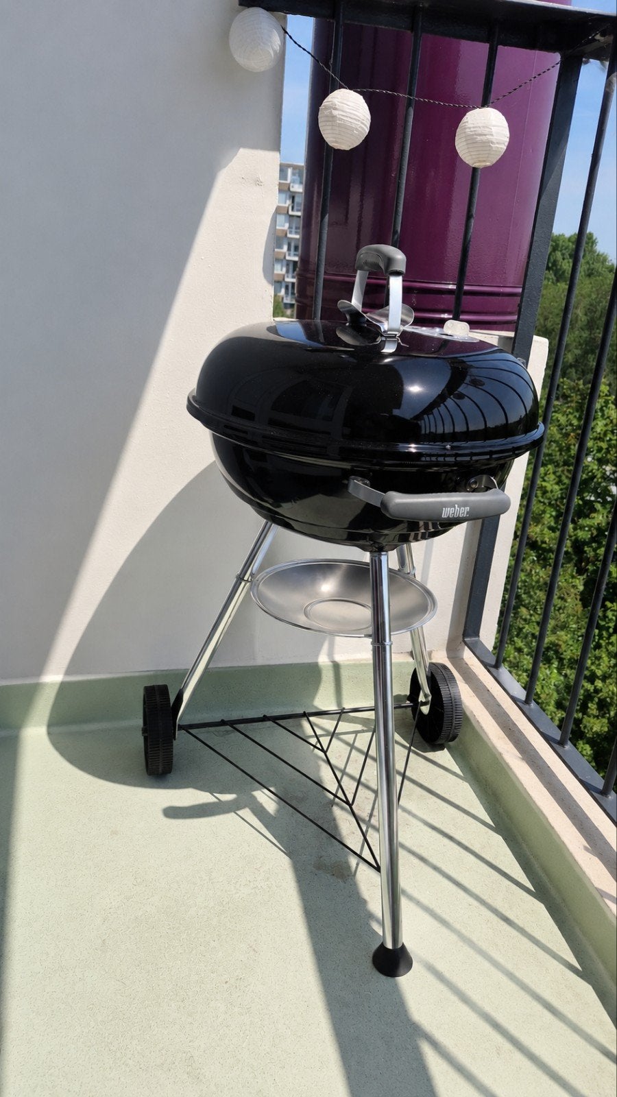 Weber barbecue 47 cm - Slechts 1 keer gebruikt!, Ophalen, Zo goed als nieuw, Weber