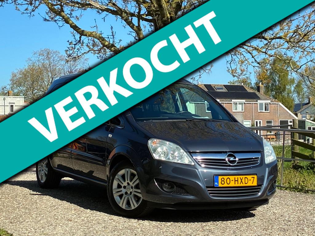 Opel Zafira 1.8 Executive 7 p. | NAP | Clima + Cruise nu €, Auto's, Opel, Voorwielaandrijving, Parkeersensor, Gebruikt, Zwart