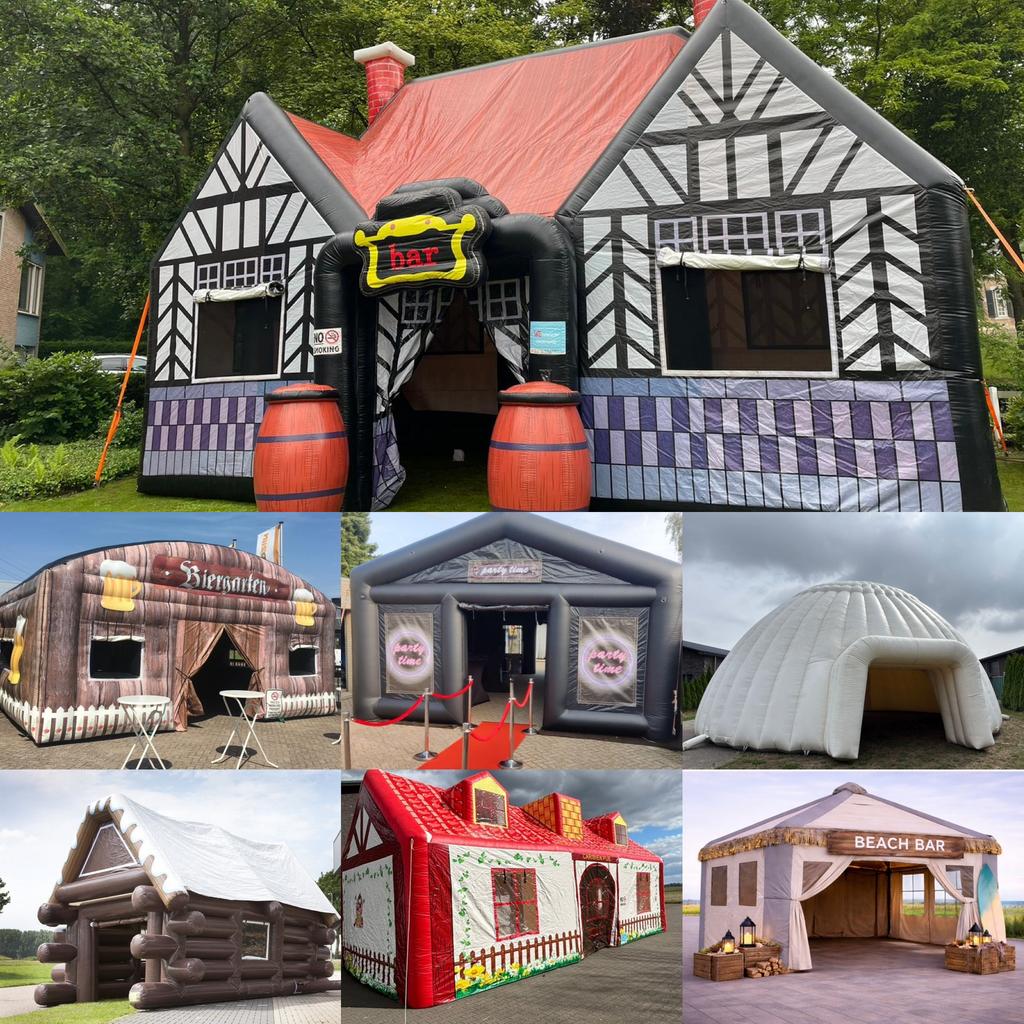 Opblaasbare tent/ opblaasbare partytent huren, Ophalen of Verzenden, Zo goed als nieuw, Verjaardag