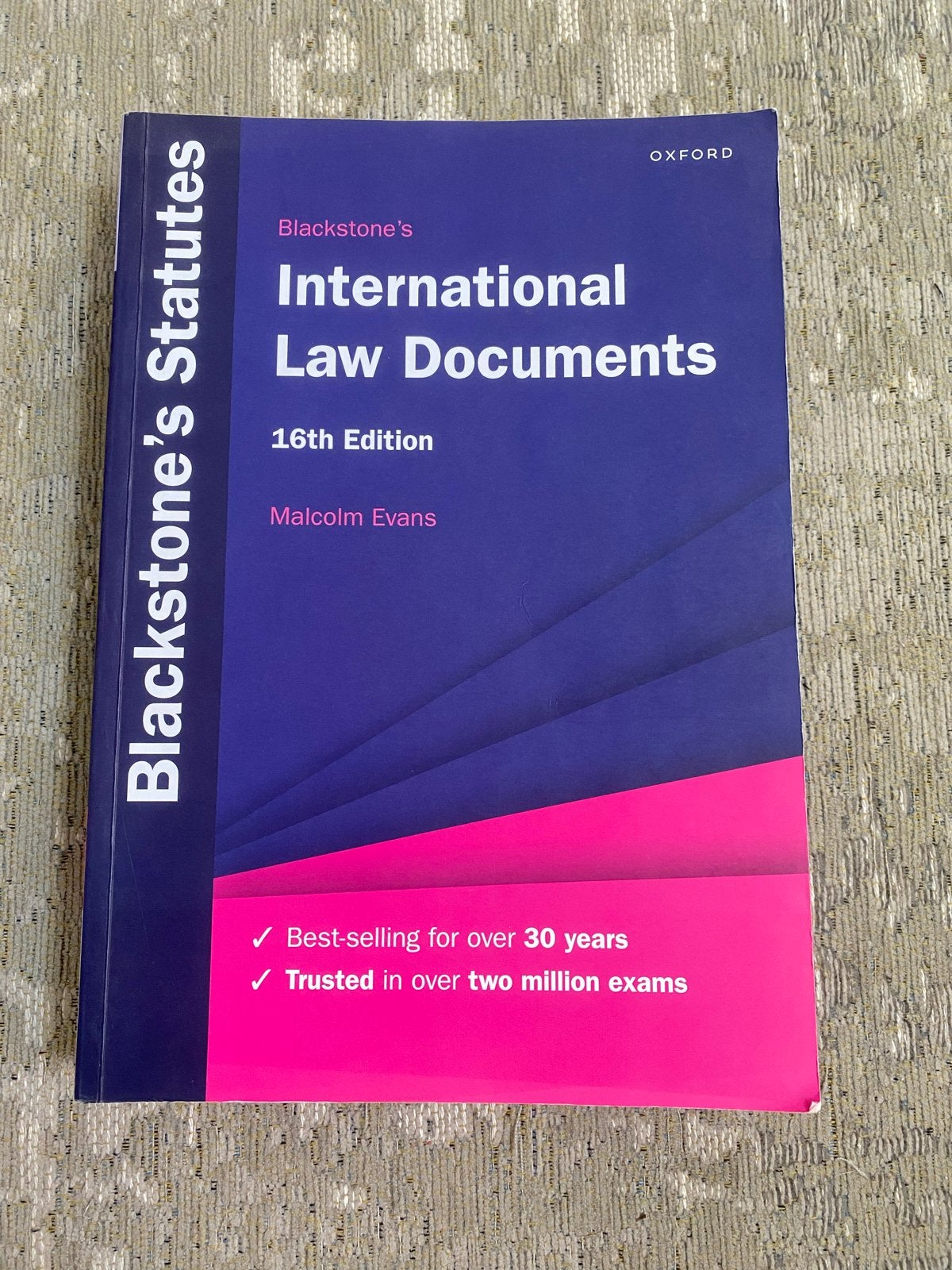 Blackstone's International Law Documents 16th Edition, Ophalen of Verzenden, Gamma, Gelezen, WO