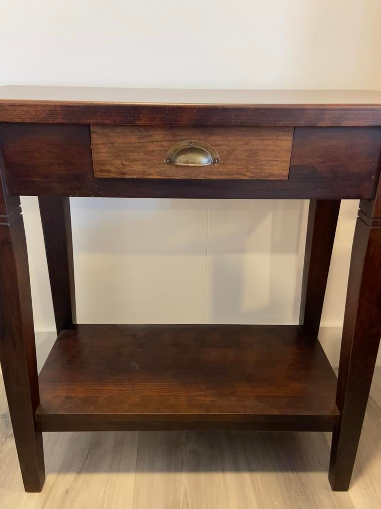 Sidetable/ bijzettafel met lade - perfecte staat!, Ophalen, Zo goed als nieuw