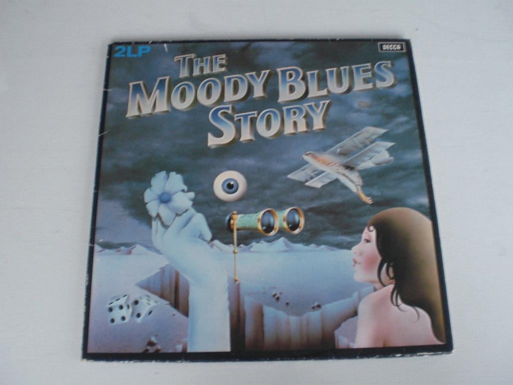 2 LP's Moody Blues - The Moody Blues Story, Ophalen of Verzenden, Gebruikt
