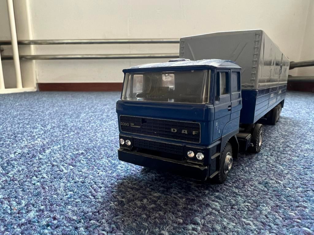 DAF 3300 lion car, Ophalen of Verzenden, Zo goed als nieuw, Bus of Vrachtwagen, Lion Toys