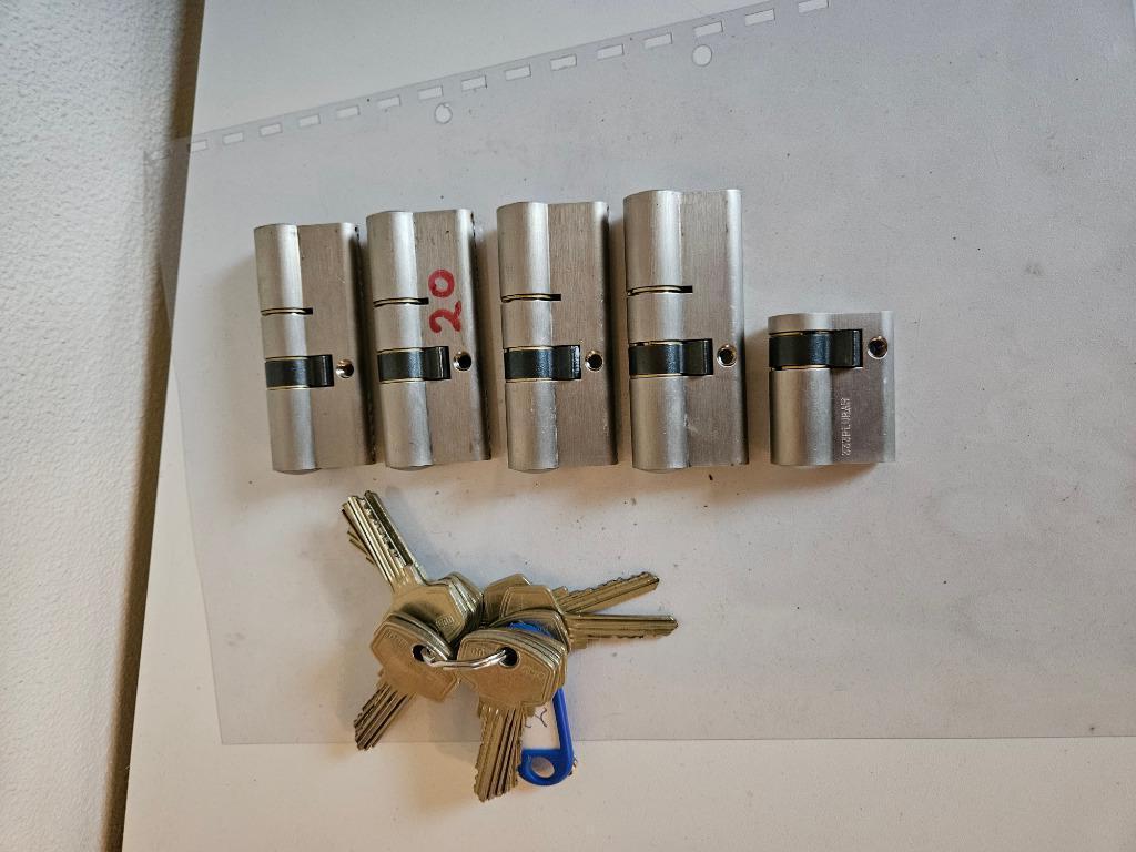DOM cilinders, Ophalen of Verzenden, Nieuw, Rvs, Slot
