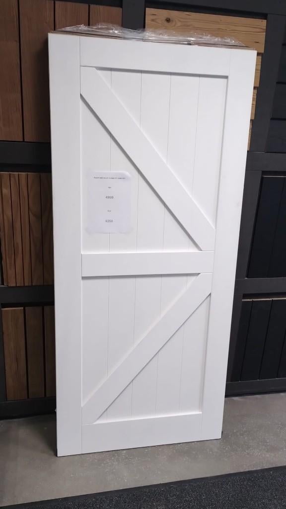 SKS 2512 binnendeur  Skantrea Rechts dr 2 stuk, Binnendeur, Nieuw, 200 tot 215 cm, Hout