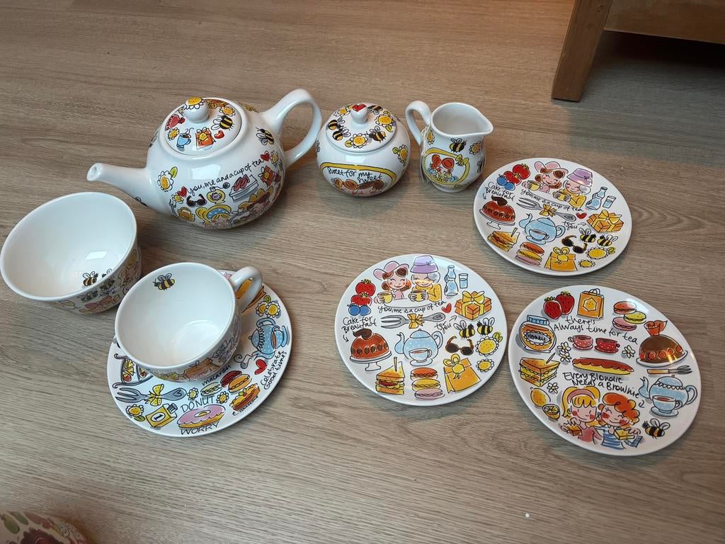 Bijenkorf x blond amsterdam servies, Blond Amsterdam, Ophalen of Verzenden, Zo goed als nieuw, Aardewerk