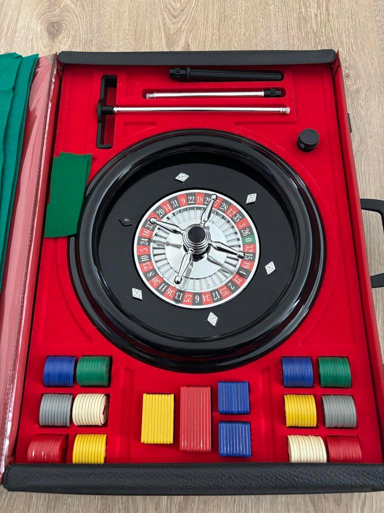 Roulette Tafel - Perfect voor thuis!, Een of twee spelers, Ophalen of Verzenden, Zo goed als nieuw, Reisspel