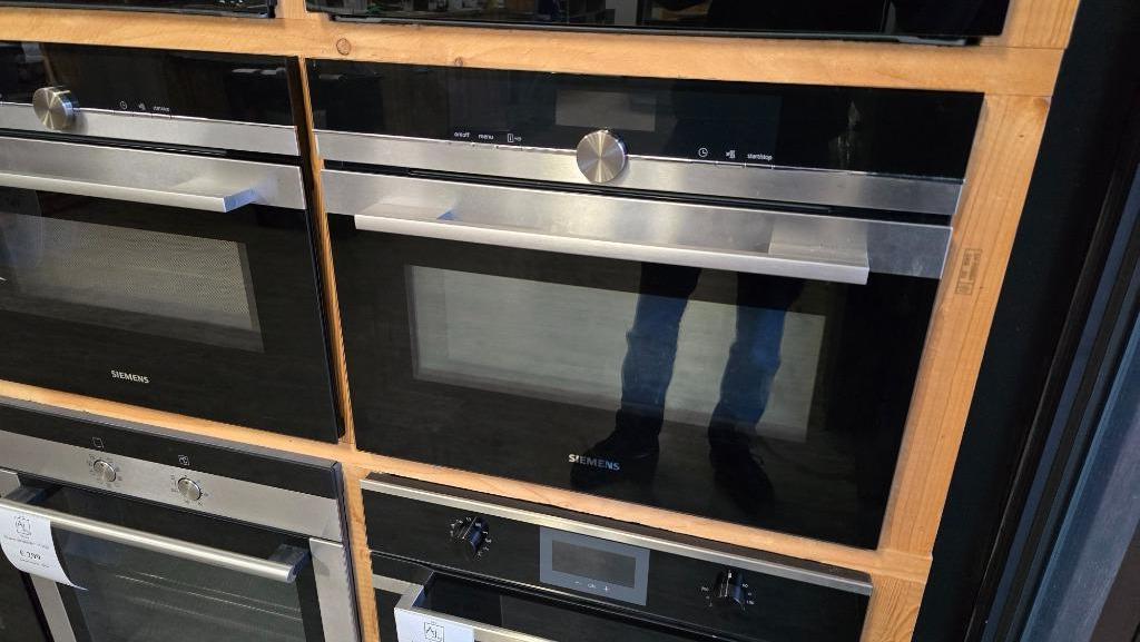 Siemens inbouw combi-oven CM636GBS1, Ophalen, Refurbished, Oven met grill, Inbouw