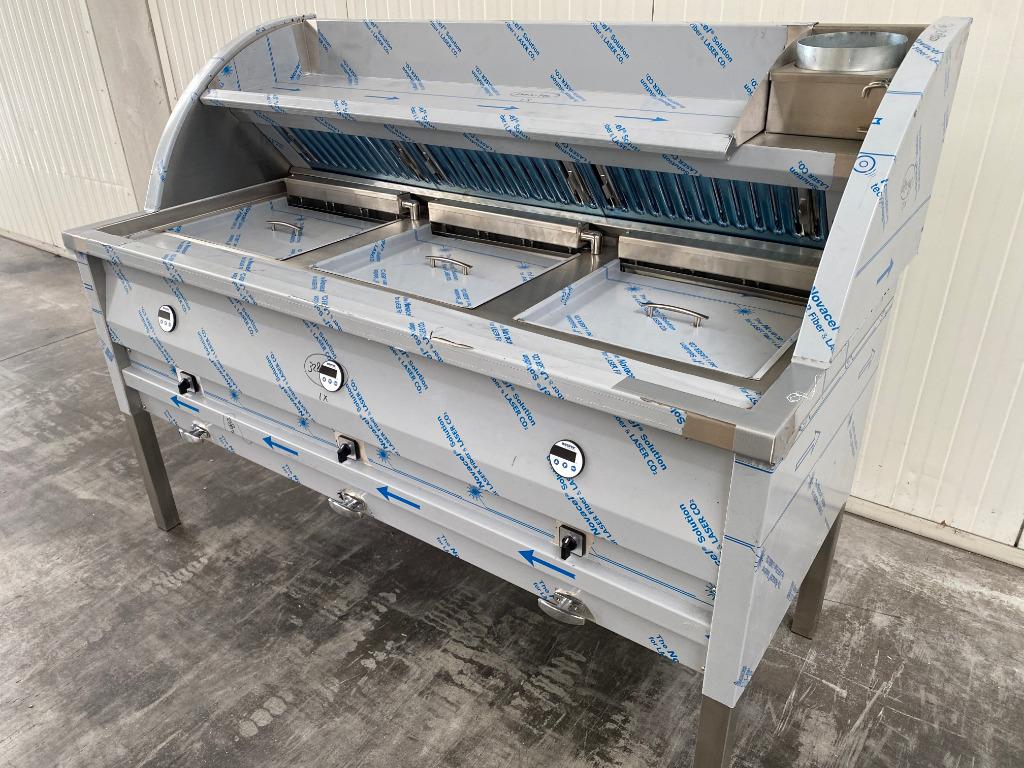 Elektrische BBTEC frituur bakwand oliebollenbak / visbakoven, 4 liter of meer, Nieuw, Ophalen of Verzenden, BBT | Food Equipment