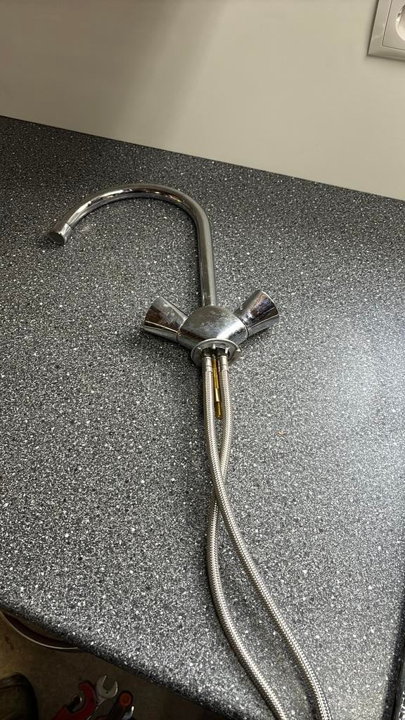 2x Grohe Costa kraan, Ophalen, Zo goed als nieuw, Chroom, Wastafel