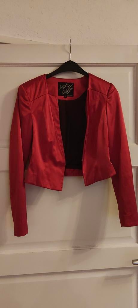 Roze glanzende dames blazer van steps- Maat s, Maat 38/40 (M), Ophalen of Verzenden, Zo goed als nieuw, Jasje
