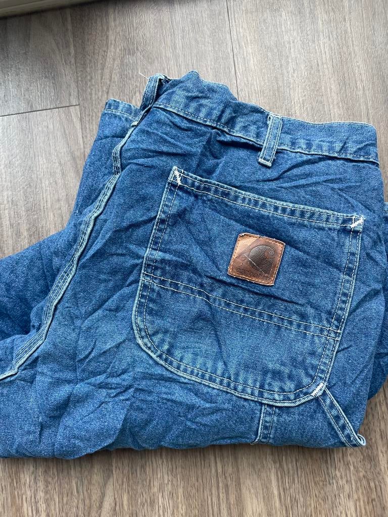 Vintage Carhartt Broek, Ophalen of Verzenden, Zo goed als nieuw, Blauw, W32 (confectie 46) of kleiner
