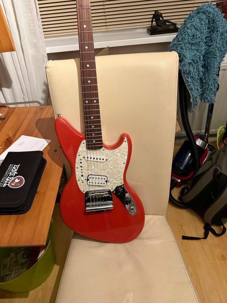 Fender Jag-Stang gitaar, Muziek en Instrumenten, Snaarinstrumenten | Gitaren | Elektrisch, Ophalen, Gebruikt, Solid body, Fender