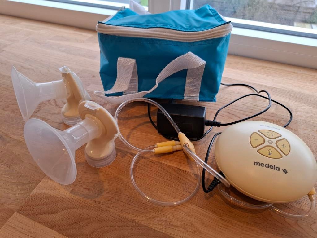 Medela Swing Maxi Dubbele Borstkolf met Koeltas, Ophalen of Verzenden, Borstkolf