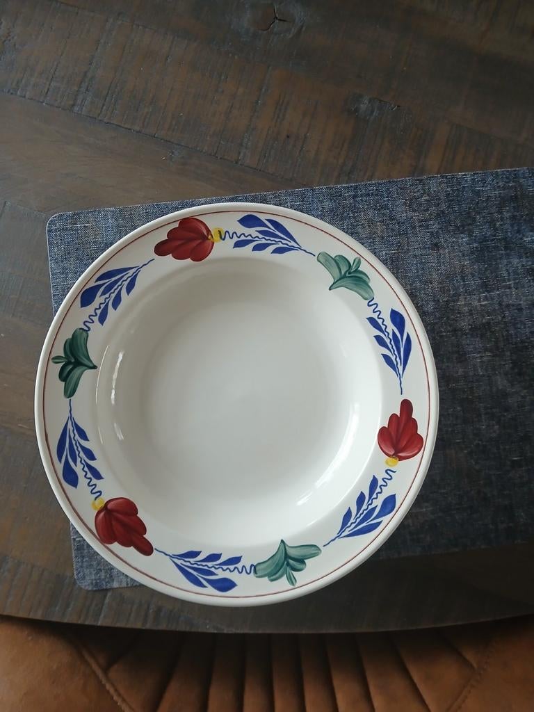 Boerenbond soepborden 12 stuks, Ophalen of Verzenden, Zo goed als nieuw, Glas, Overige stijlen