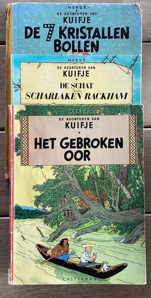 Kuifje, Boeken, Meerdere stripboeken, Ophalen of Verzenden, Gelezen